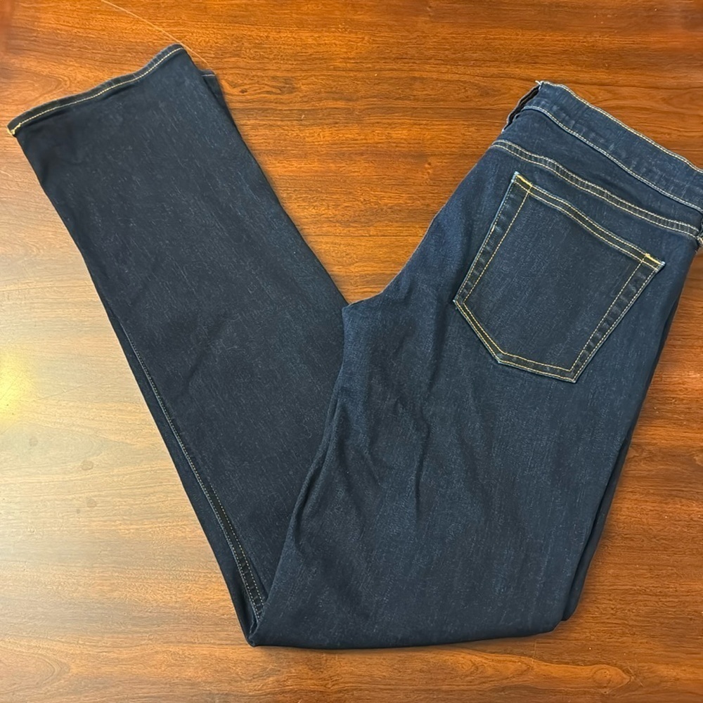 J Crew‎ Timeless Stretch Straight Dark Wash Jeans